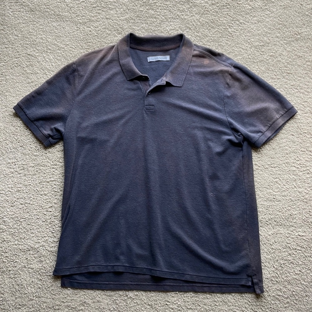 Outerknown XL Bleach Washed Polo